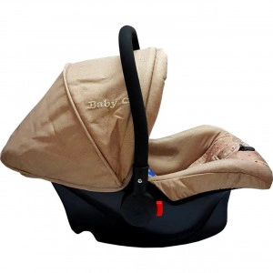 Scoica auto pentru copii si bebe Baby Care™ , captuseala comfortabila, sistem de prindere, Omologare R-129 i-Size, maximum 13 kilograme, Maron