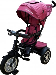 Tricicleta-cu-copertina-Baby-Care-Turbo-Bike-cu-far-luminos-roti-din-cauciuc-pozitie-somn-pedale-si-maner-pentru-parinti-scaun-reversibil-cu-invartire-360-grade-cadru-metalic-dimensiuni-110X45X90-cm-Fucsia_2