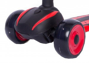 Trotineta-copii-cu-roti-luminoase-din-silicon-NOVOKIDS-Bumble-cu-melodii-si-lumini-3-roti-pliabila-maner-reglabil-pe-inaltime-maxim-50-kg-stabilitate-mare-design-modern-Negru_2