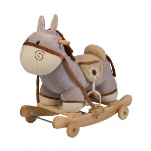Balansoar-din-plus-cu-melodii-NOVOKIDS-Dulcineea-XXL-Platforma-detasabila-functie-trotineta-fara-pedale-64x35x47-cm-max-20-kg-Magarus-Maron
