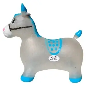 Calut-de-sarit-gonflabil-NOVOKIDS-Jumping-Donkey-Cu-sunete-si-lumini-Dimensiuni-55X50X25-cm-Pentru-interior-si-exterior-Max-50-kg-Albastru-Gri-2