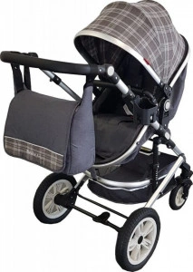 Carucior-nou-nascuti-3-in-1-Baby-Care-PRO-530-Cu-geanta-bebe-Cadru-Aluminiu-Gold-Amortizoare-Roti-din-cauciuc-plin-AVE-Landou-Scoica-auto-Spatar-reglabil-3-trepte-Plasa-insecte-Gri-Jeans-cu-Carouri_2