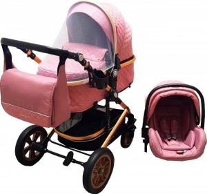 Carucior-nou-nascuti-3-in-1-Baby-Care-PRO-530-Cu-geanta-bebe-Cadru-Aluminiu-Gold-Amortizoare-Roti-din-cauciuc-plin-AVE-Landou-Scoica-auto-Spatar-reglabil-3-trepte-Plasa-insecte-Roz_3