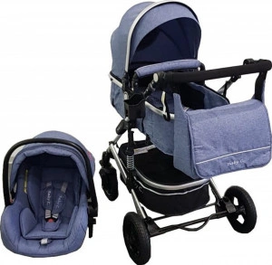 Carucior-nou-nascuti-3-in-1-Baby-Care-PRO-531-Cu-geanta-bebe-Cadru-Aluminiu-Amortizoare-Roti-din-cauciuc-plin-AVE-Landou-Scoica-auto-Spatar-reglabil-3-trepte-Plasa-insecte-Albastru-Jeans