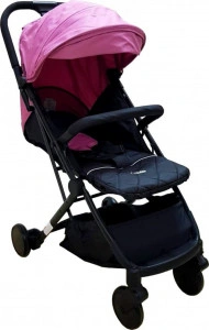 Carucior-sport-ultracompact-pentru-copii-Baby-Care-PRO-S108-Transformabil-in-troller-Spatar-reglabil-in-3-trepte-Roti-cu-rulment-Frana-picior-Pliabil-Roz_3