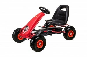 Kart-cu-pedale-pentru-copii-NOVOKIDS-TOP-Racer-Ultra-PRO-Roti-gonflabile-din-cauciuc-3-7-ani-Maxim-30-kg-Structura-metalica-Frana-de-mana-Functie-FreeWheel-Carena-Mers-cu-spatele-Rosu