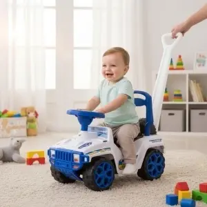 Masinuta-copii-si-bebe-NOVOKIDS-My-first-SUV-Car-XXL-Lungime-85-cm-Maner-de-impins-pentru-parinti-detasabil-Functie-trotineta-fara-pedale-Pentru-interior-si-exterior-Alb-2