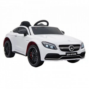 Masinuta-Electrica-cu-acumulator-pentru-copii-NOVOKIDS-Mercedes-C63S-AMG-Coupe-Cu-telecomanda-Roti-din-Cauciuc-EVA-3-8-ani-Usi-cu-deschidere-Baterie12V-2-Viteze-Lungime-116-cm-2-motoare-Alb