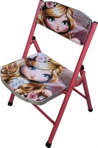 Masuta-pliabila-pentru-copii-din-MDF-Novokids-Round-folding-table-Cu-doua-scaune-pliabile-Diametru-60-cm-2-niveluri-de-inaltime-Suprafata-lucioasa-Model-printesa-Roz_2
