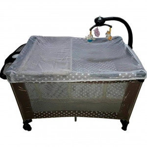 Patut-Pliant-Tarc-copii-Baby-Care-NEST-Pliabil-pe-2-Niveluri-cu-muzica-si-Masa-infasat-Jucarie-Carusel-cu-jucarii-din-plus-geanta-transport-inclusa-Maron-cu-buline_2