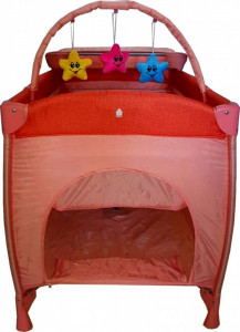 Patut-pliant-transformabil-in-tarc-copii-Baby-Care-NEST-60X120-cm-2-Niveluri-Masa-infasat-Jucarie-Carusel-cu-jucarii-din-plus-Fermoar-acces-lateral-Portocaliu_2