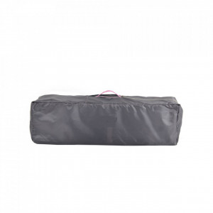 Patut-pliant-transformabil-in-tarc-copii-NOVOKIDS-Sleepy-NEST-60X120-cm-2-Niveluri-Masa-infasat-Jucarie-Carusel-cu-jucarii-din-plus-Fermoar-acces-lateral-Roz-cu-Gri_4