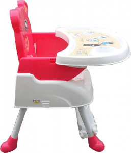 Scaun-de-masa-3-in-1-pentru-copii-si-bebe-NOVOKIDS-Teddy-Bear-transformabil-in-scaunel-copii-functie-inaltator-scaun-2-trepte-de-inaltime-sezut-comfortabil-masuta-detasabila-model-Ursulet-Roz_4