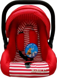 Scoica-auto-pentru-bebelusi-Baby-Care-PRO-cos-auto-maner-reglabil-captuseala-comfortabila-sistem-de-prindere-maximum-13-kg-Rosu-cu-dungi_2