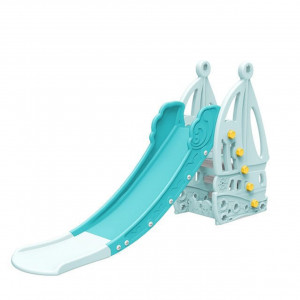 Tobogan-Pentru-Copii-NOVOKIDS-Nala-Castle-Pentru-Interior-si-Exterior-185-centimetri-panta-alunecare-Maxim-40-Kg-Model-Castel-Albastru