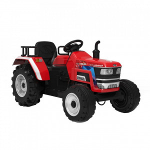 Tractor-Electric-XXL-cu-acumulator-pentru-copii-NOVOKIDS-Mahindra-6075-PST-telecomanda-parinti-inclusa-Melodii-si-USB-3-8-ani-Baterie12V-2-Viteze-lungime-140-cm-faruri-Rosu_2