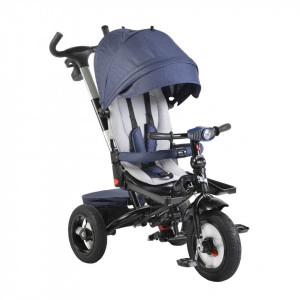 Tricicleta-cu-copertina-detasabila-NOVOKIDS-Jockey-Trike-Cu-far-luminos-si-melodii-Roti-gonflabile-din-cauciuc-Rotire-360-grade-Cadru-metalic-Dimensiuni-120X54X100-cm-Albastru-2