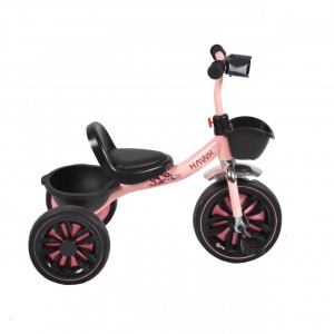 Tricicleta-cu-pedale-NOVOKIDS-Hawk-Trike-Cu-melodii-si-lumini-Doua-cosulete-pentru-jucarii-Max-25-kg-Roti-din-cauciuc-EVA-Cadru-metalic-Far-luminos-Roz_1
