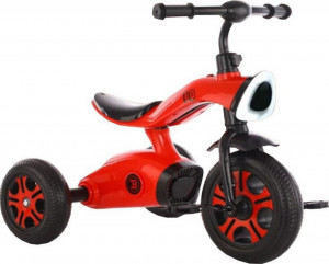 Tricicleta-cu-pedale-NOVOKIDS-Space-Trike-Cu-melodii-si-lumini-Max-30-kg-Roti-din-spuma-cauciucata-EVA-Cadru-metalic-Model-motocicleta-Rosu