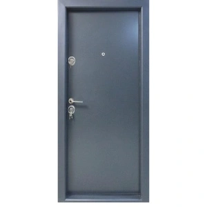 Usa metalica de exterior cu izolatie si vizor Novo Doors NDS13, Din compozit, 2 yale, Kit complet, Pentru case, Gri antracit