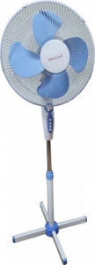 Ventilator cu 3 trepte de viteza si timer HouseXL® SweetLife, Putere mare, 40W, Motor silentios, Diametru 16", 40 de centimetri, Rotire 180 grade, Alb