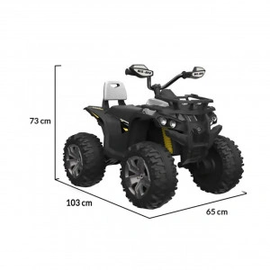 ATV-Electric-cu-acumulator-pentru-copii-NOVOKIDS-Majestic-Quad-PRO-Cu-melodii-si-lumini-Lungime-103-cm-Max-30-kg-12V-2-motoare-Negru-cu-Alb_2