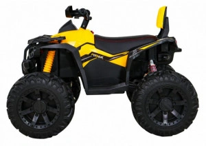 ATV-Electric-cu-acumulator-pentru-copii-NOVOKIDS-PowerQuad-PRO-Cu-melodii-si-lumini-Lungime-103-cm-3-8-ani-Max-35-kg-Roti-EVA-12V-4-motoare-Negru-cu-Galben_1