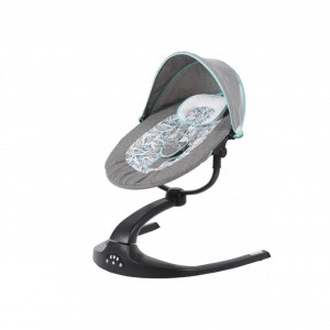 Balansoar-Pentru-Bebelusi-cu-conectare-la-priza-si-telecomanda-NOVOKIDS-Meyra-Swing-Cu-plasa-insecte-Multifunctional-Pliabil-5-viteze-de-leganare-Timer-12-Melodii-Leagan-electric-Rotatie-360-grade-Gri-cu-Turquoise_2