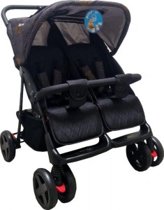 Carucior-2-in-1-Baby-Care-P700-pentru-Gemeni-Gri-2