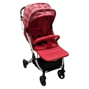carucior compact Baby Care 311 albastru cu bara protectie si centura in 5 puncte