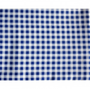 Fata de masa SAH XXL alb si albastru CASA GINO , bumbac 100%, 135X160, masa 6 persoane