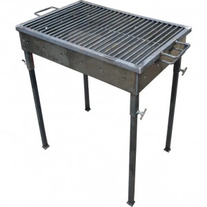 Gratar-de-gradina-traditional-HouseXL-Premium-Barbecue-Picioare-din-teava-rectangulara-cu-surub-Realizat-manual-Sarma-grill-8mm-30-X-40-CM-Natur_4