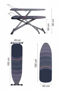 Masa-de-calcat-Premium-Harbinger-Ultraboard-Pentru-fier-si-statie-de-calcat-Suprafata-de-calcare-43X150-cm-Inaltime-ajustabila-60-90-cm-Monobloc-Bumbac-100%-Prelungitor-incorporat-Multicolor_1