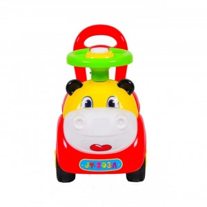 Masinuta-cu-functie-de-trotineta-fara-pedale-NOVOKIDS-Super-Hipo-Car-Cu-melodii-si-sunete-maxim-25-kg-Pentru-interior-si-exterior-Model-Hipopotam-Rosu