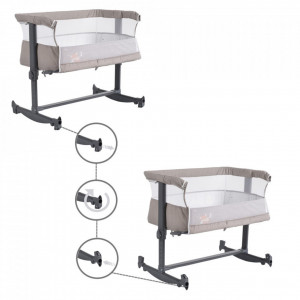 Patut-copii-transformabil-in-balansoar-bebe-NOVOKIDS-Babies-Design-modern-Co-Sleeper-Dimensiuni-90X55X80-cm-5-trepte-de-inaltime-Saltea-inclusa-Cadru-aluminiu-Crem_4