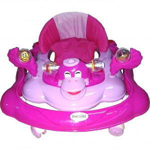 Premergator-Reglabil-in-3-Trepte-Baby-Care-Ratusca-Pliabil-8-Roti-Cu-Melodii-Roz_2