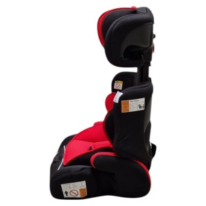 Scaun Auto 2 in 1 pentru copii Baby Care™ HC01, Transformabil in inaltator auto, 9-36 kg, Omologare R129 i-Size, Spatar detasabil, Sistem de prindere in centura de siguranta, Husa detasabila, Rosu - Img 3