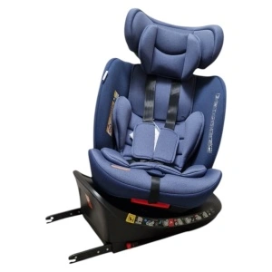 Scaun Auto cu Isofix Baby Care™ BS10P, Cu rotire 360 grade, Omologare R-129 i-Size, 0-36 kg, Tetiera reglabila, Transformabil in scoica auto, Sistem de prindere in centura de siguranta, Husa detasabila, Albastru - Img 2