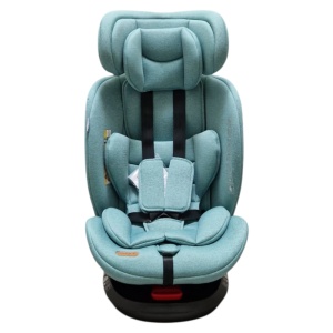 Scaun Auto cu Isofix Baby Care™ BS10P, Cu rotire 360 grade, Omologare R-129 i-Size, 0-36 kg, Tetiera reglabila, Transformabil in scoica auto, Sistem de prindere in centura de siguranta, Husa detasabila, Verde Turcoaz - Img 6