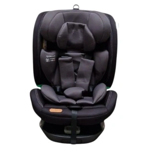 Scaun Auto cu Isofix Baby Care™ HD18, Cu rotire 360 grade, Omologare R-129 i-Size, 0-36 kg, Tetiera reglabila, Transformabil in scoica auto, Sistem de prindere in centura de siguranta, Husa detasabila, Negru