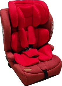 Scaun Auto cu Isofix Baby Care™ Safety Plus, Omologare R-129 i-Size, 9-36 kg, Tetiera reglabila, Sistem de prindere in centura de siguranta, Husa detasabila, Rosu