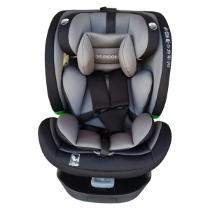Scaun auto ISOFIX rotativ 360 NOVOKIDS Splendor HD-18 R129 i-Size 40-150 cm Negru
