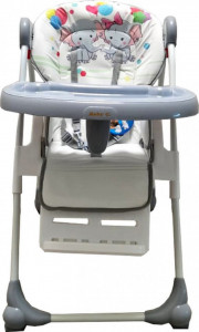 Scaun-de-masa-pentru-copii-si-bebe-Baby-Care-CC-reglabil-in-3-trepte-Pliabil-Centura-de-siguranta-Sezut-comfortabil-Masuta-detasabila-Pozitie-somn-Cosulet-de-depozitare-Model-Elefanti-Gri_5