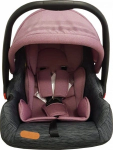 Scoica-auto-pentru-bebelusi-Baby-Care-PRO-Cos-auto-Maner-reglabil-Captuseala-comfortabila-Sistem-de-prindere-Maximum-13-kilograme-Mov-cu-Gri