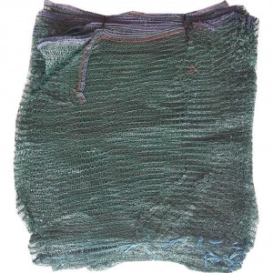 Set 100 saci din plasa pentru legume, saci cartofi, dimensiune 33X47 cm, Verde