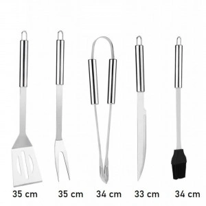Set-5-ustensile-gratar-din-inox-HouseXL-BBQ-Cu-geanta-transport-inclusa-Cleste-Spatula-Furculita-Cutit-si-Perie-gratar_3