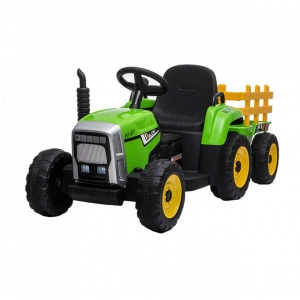 Tractor-Electric-XXL-cu-acumulator-pentru-copii-NOVOKIDS-Little-Farmer-Cu-remorca-Melodii-si-USB-3-8-ani-Baterie12V-2-Viteze-lungime-137-cm-Lumini-Verde_2