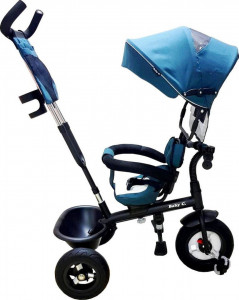 Tricicleta-cu-copertina-Baby-Care-My-first-Trike-roti-cauciuc-pedale-si-maner-pentru-parinti-scaun-reversibil-cu-invartire-360-grade-cadru-metalic-dimensiuni-100X45X90-cm-Turquoise_3