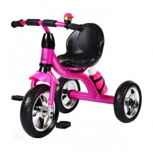 Tricicleta-cu-pedale-NOVOKIDS-Chavalier-Cu-sonerie-si-sticla-de-apa-max-20-kg-Roti-din-spuma-cauciucata-EVA-Cadru-metalic-Dimensiuni-75X54X46-cm-Roz_1