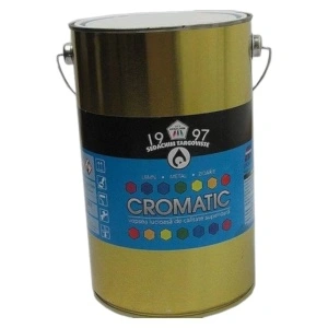 Vopsea alchidica super lucioasa Cromatic pentru lemn, metal si zidarie 4 l
